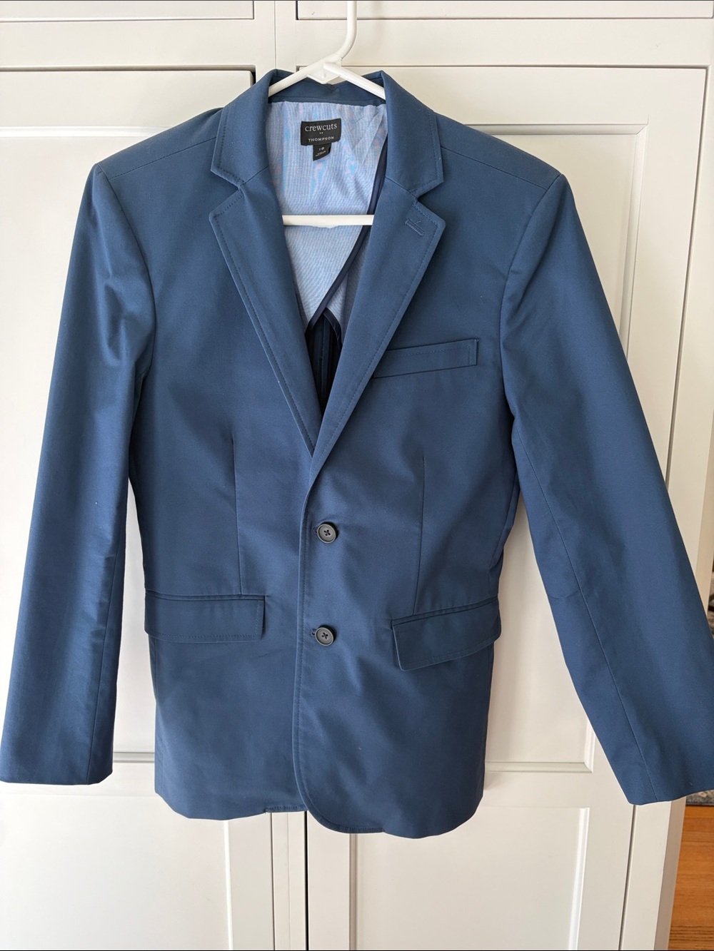 J. Crew Boys' Blue Two-Button Notch Lapel Blazer